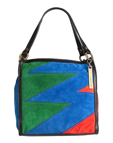 CATERINA LUCCHI Handbag GOLD Blue Calfskin