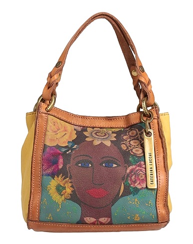 CATERINA LUCCHI Handbag Mustard Leather