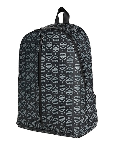BIKKEMBERGS Backpacks Black 100% Polyurethane