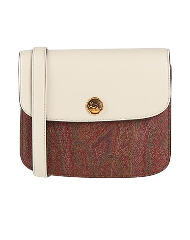 ETRO Across-body bag Ivory 100% PVC - Polyvinyl chloride, Calfskin, Cotton, Polyester