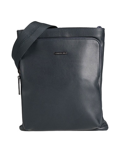 CERRUTI 1881 Cross-body bags Navy 100% Leather