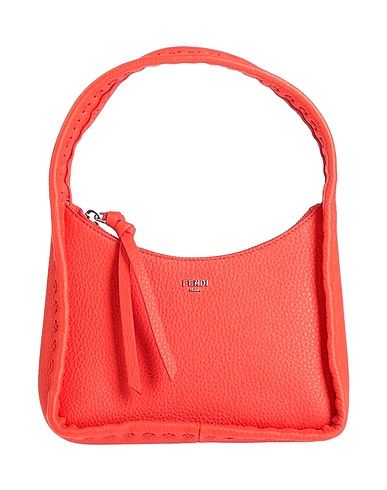 FENDI Handbag Tomato red Leather