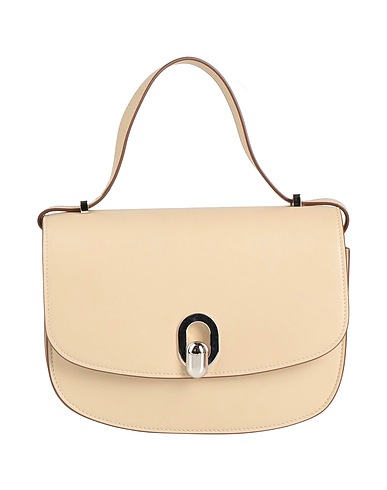SAVETTE Handbag Beige 100% Calfskin
