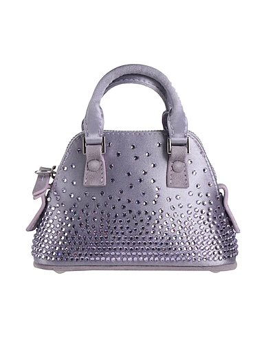 MAISON MARGIELA Handbag Lilac 72% Viscose, 28% Silk, Ovine leather, Crystal