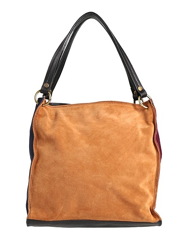 CATERINA LUCCHI Handbag Dark green 100% Calfskin
