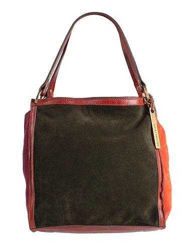 CATERINA LUCCHI Handbag Chocolate brown 100% Calfskin