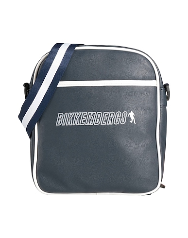 BIKKEMBERGS Cross-body bags Midnight blue 100% Polyurethane