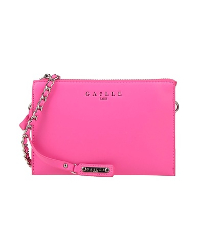 GAëLLE Paris Borsa a mano Fucsia 100% Poliuretano