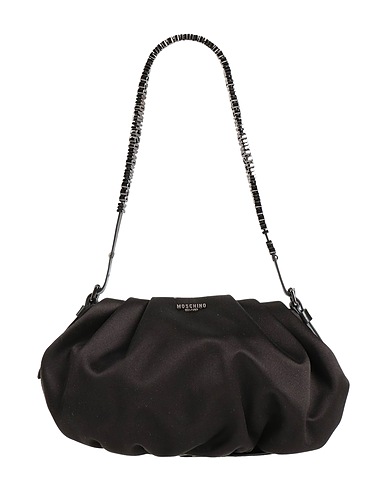 MOSCHINO Handbag Black Textile fibres, Leather