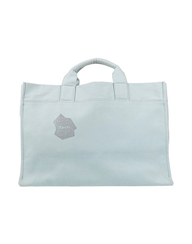 OBJECTS IV LIFE Handbag Sky blue 100% Cotton