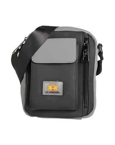 LA MARTINA Across-body bag Black 100% Polyurethane