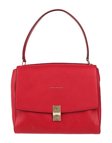 PIQUADRO Handbag Red Cow leather