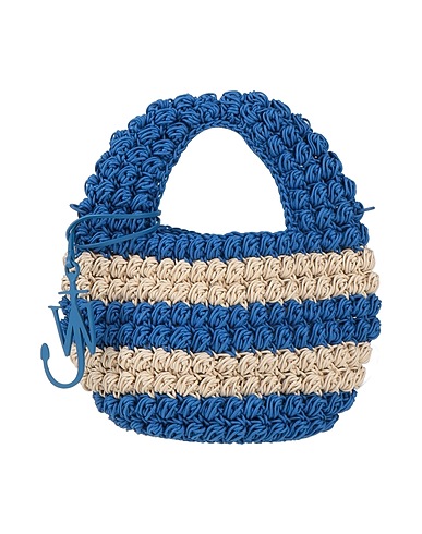 JW ANDERSON Handbag Blue Textile fibres, Leather