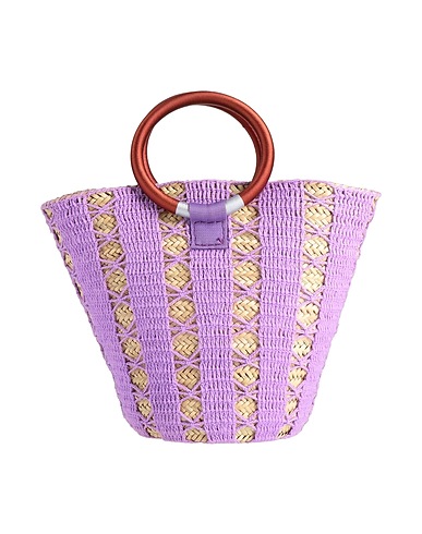 NIŪ Handtasche Violett 100% Sisal