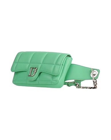 DSQUARED2 Gürteltaschen Säuregrün Leder, Palladium