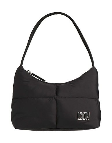 DSQUARED2 Handbag ICON Black 95% Terylene, 5% Cow leather