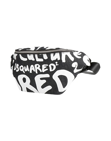 DSQUARED2 ウエストポーチ ブラック コットン 95% / 牛革 5%
