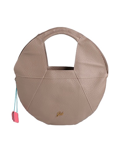 GABS Handbag Taupe Calfskin, Cow leather