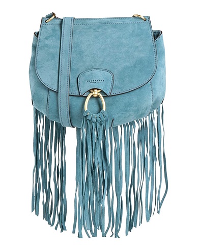 THE BRIDGE Borsa a tracolla Blu chiaro Pelle