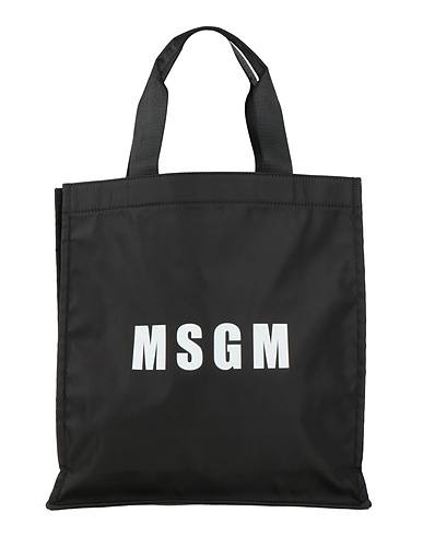 MSGM ハンドバッグ ブラック ナイロン 100%
