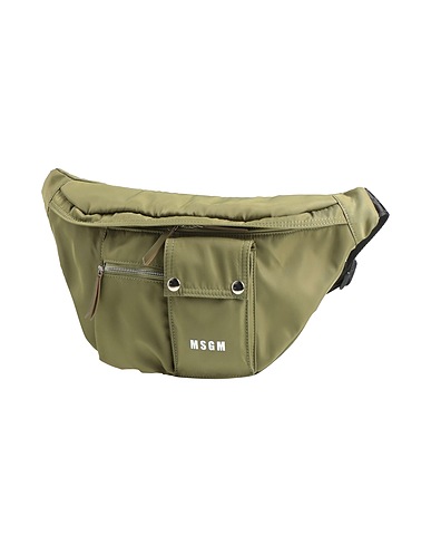 MSGM Belt Bags Military green Textile fibres