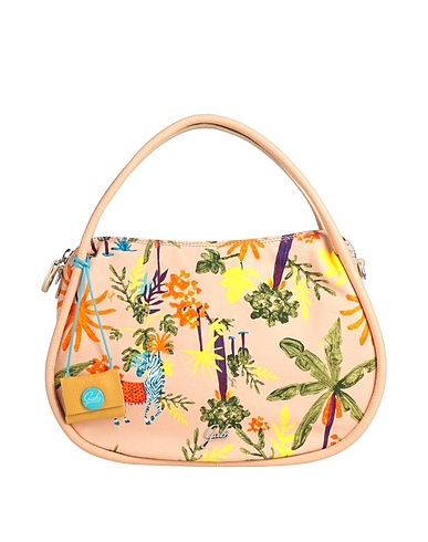 GABS Handbag Light pink Calfskin, Cow leather, Cotton, Polyester