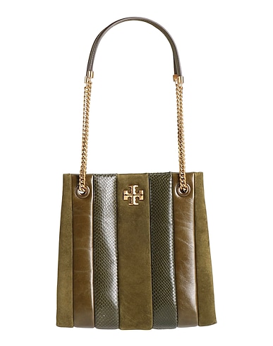 TORY BURCH Shoulder bag Military green Leather