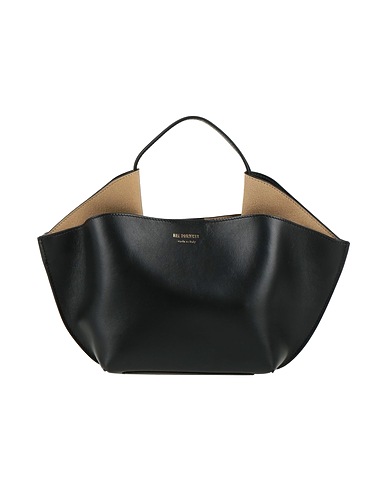 REE PROJECTS Handtasche Schwarz Kalbsleder