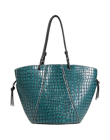 TORY BURCH Shoulder bag Deep teal Leather
