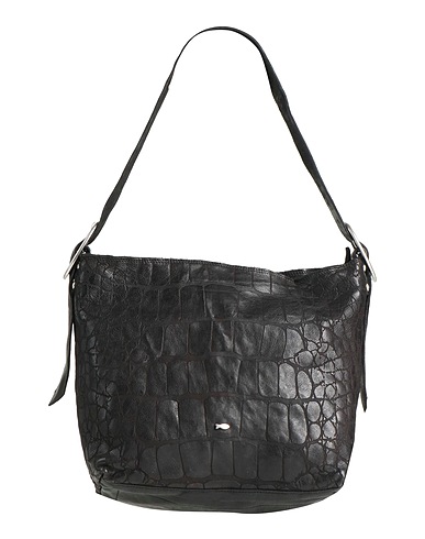 CAMPOMAGGI Shoulder bag Black Leather