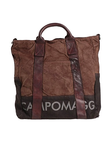 CAMPOMAGGI Handbag 100% Cotton, Cow leather