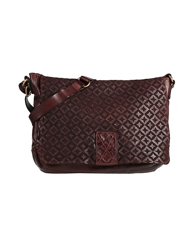 CAMPOMAGGI Across-body bag Dark brown Cow leather