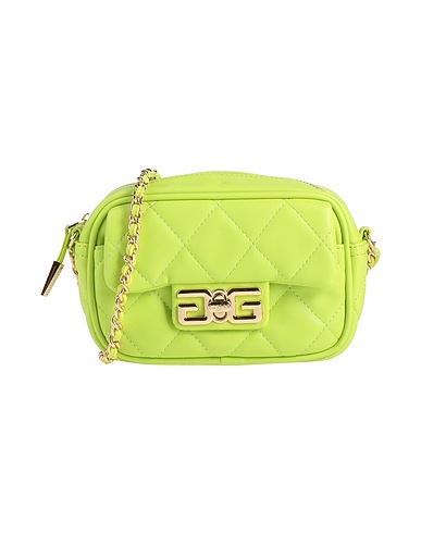 GAëLLE Paris Across-body bag Lime green 100% Polyurethane