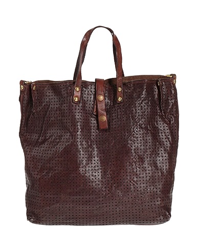 CAMPOMAGGI Handbag Dark brown Leather