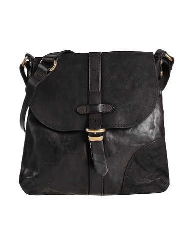 CAMPOMAGGI Across-body bag Black Calfskin