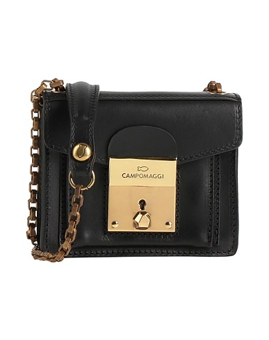 CAMPOMAGGI Across-body bag Black 100% Cowhide