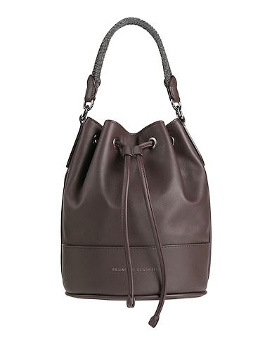 BRUNELLO CUCINELLI Handbag TESTA DI MORO Leather