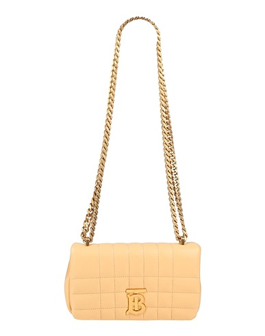 BURBERRY Schultertasche Pfirsich Leder