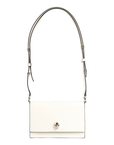 MCQUEEN Shoulder bag Ivory Calfskin