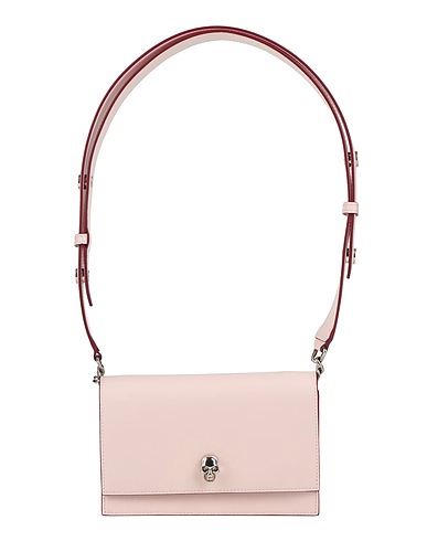 MCQUEEN Borsa a spalla Rosa chiaro Pelle di vitello