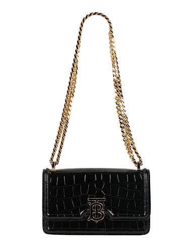 BURBERRY Sac porté épaule Noir 100% Cuir de veau