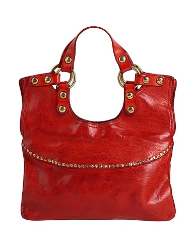 CAMPOMAGGI Handtasche Braun 100% Vachette