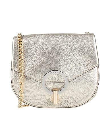 SANDRO Cross-body bags Platinum 100% Cowhide