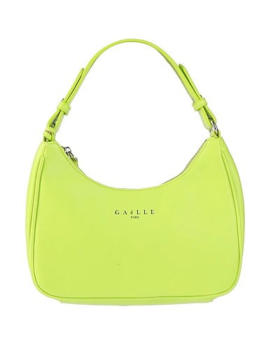 GAëLLE Paris Handbag Lime green 100% Polyurethane