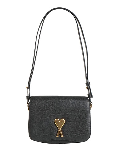 AMI ALEXANDRE MATTIUSSI Shoulder bag Black Leather