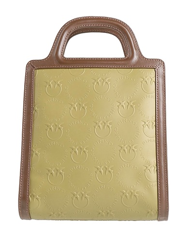 PINKO Handbag Military green Leather