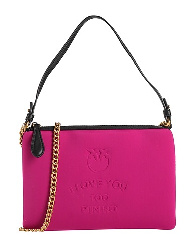 PINKO Handbag Magenta Textile fibres