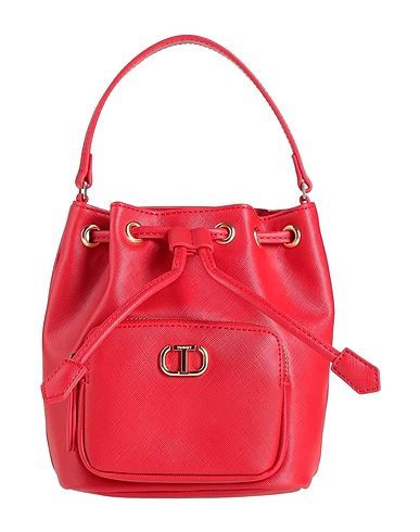 TWINSET Handbag Red 100% Polyurethane