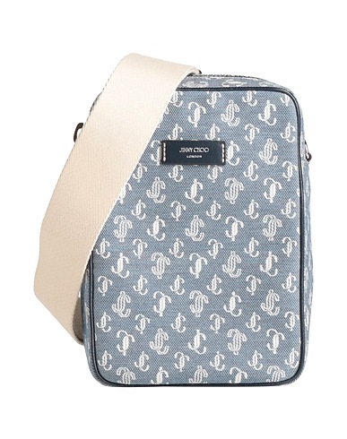 JIMMY CHOO Cross-body bags Blue Textile fibers