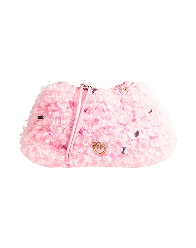 PINKO Across-body bag Pink 100% Sheepskin, Polyester